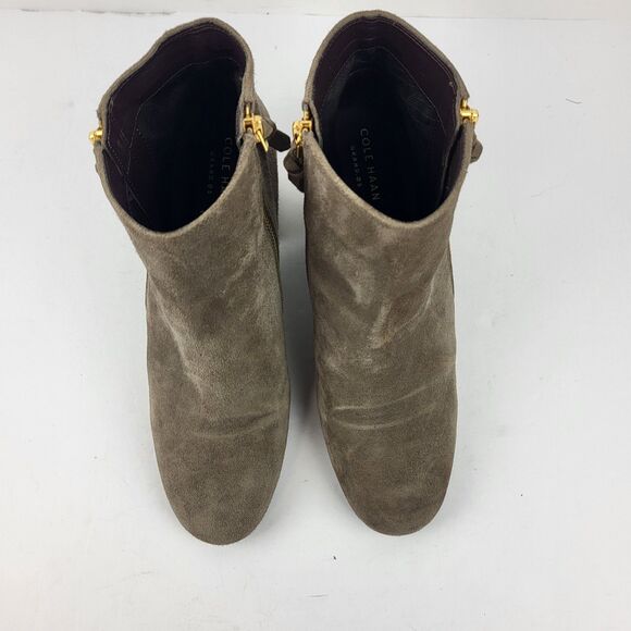 Cole Haan Saylor Grand OS Morel Suede Ankle Boots Size 8.5B - Picture 8 of 12